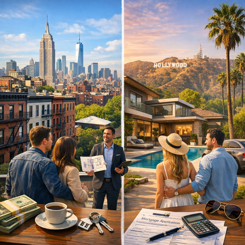 A Tale of Two Cities: Bi-Coastal Home Buying Experiences