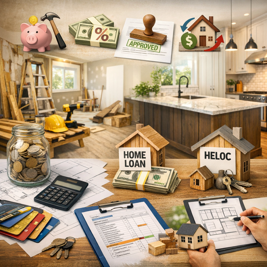 From Debit to Equity: Smart Financing for Home Renovations