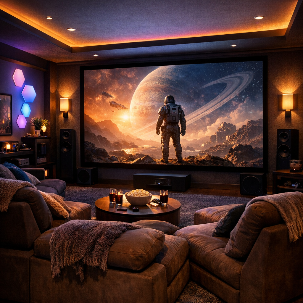 Entertainment Spaces: Setting Up a Home Theater