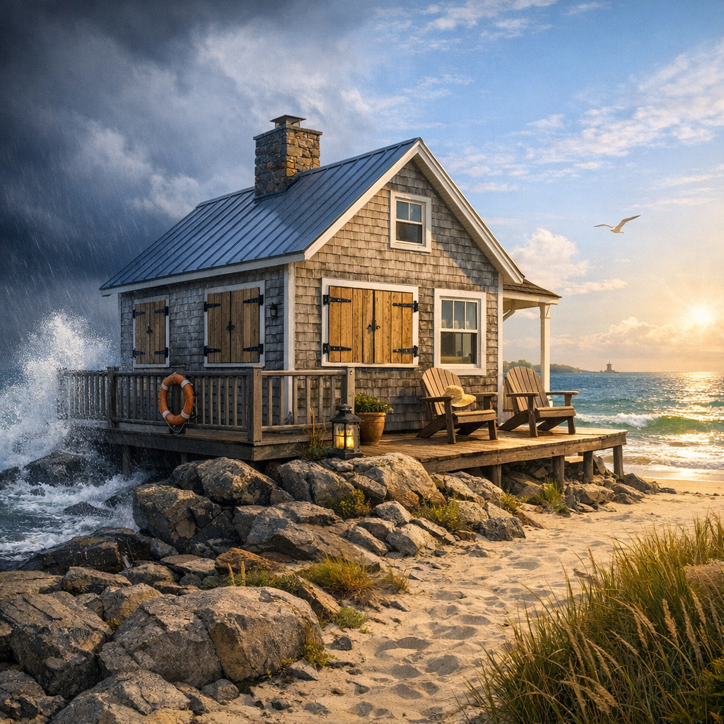 Our Coastal Cottage: Weathering Storms and Enjoying Sunny Days