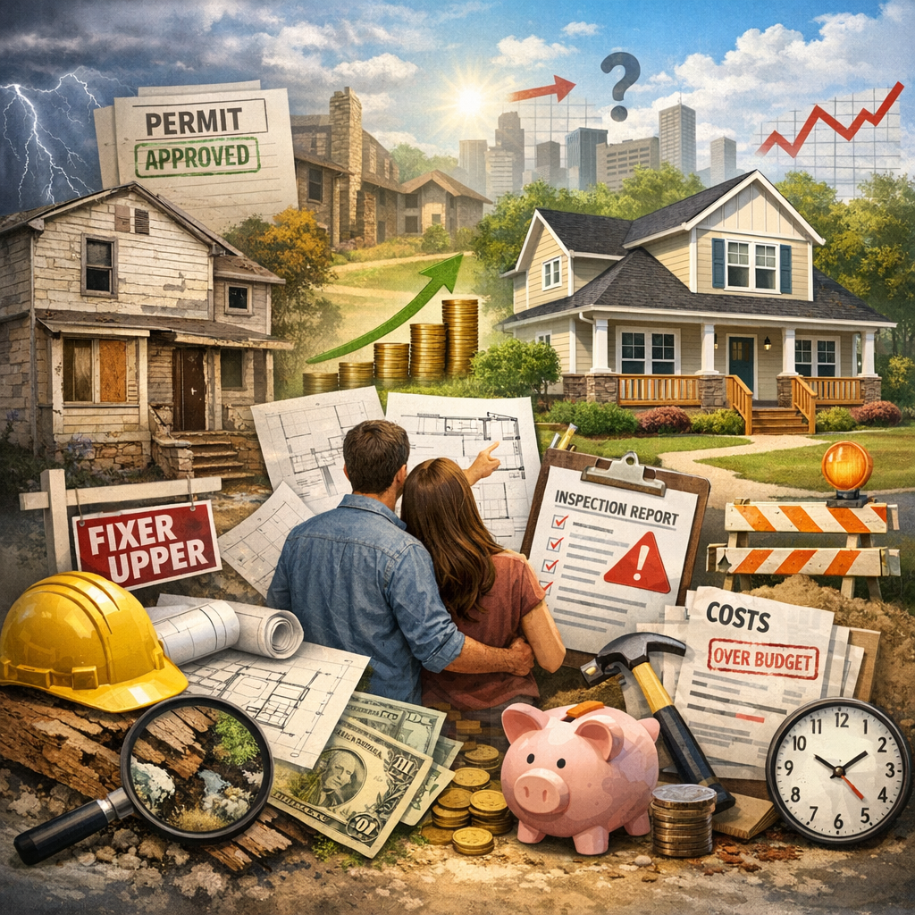 The Pros and Cons of Buying a Fixer-Upper