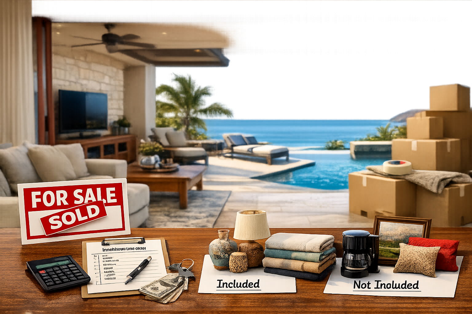 The Pros and Cons of Selling a Home Fully Furnished